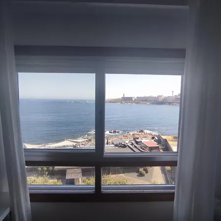 Centrico. Primera Linea E Impresionantes Vistas Al Mar Apartment A Coruna